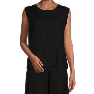 Bryn Walker Linen Sleeveless Tank Small
